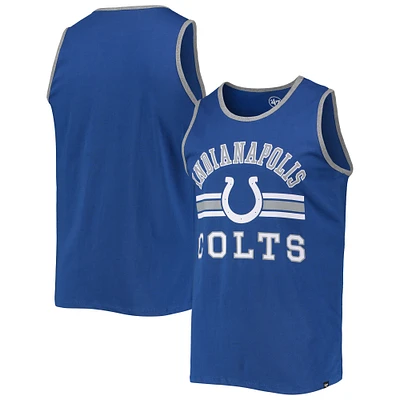 Men's '47 Royal Indianapolis Colts Edge Super Rival Tank Top