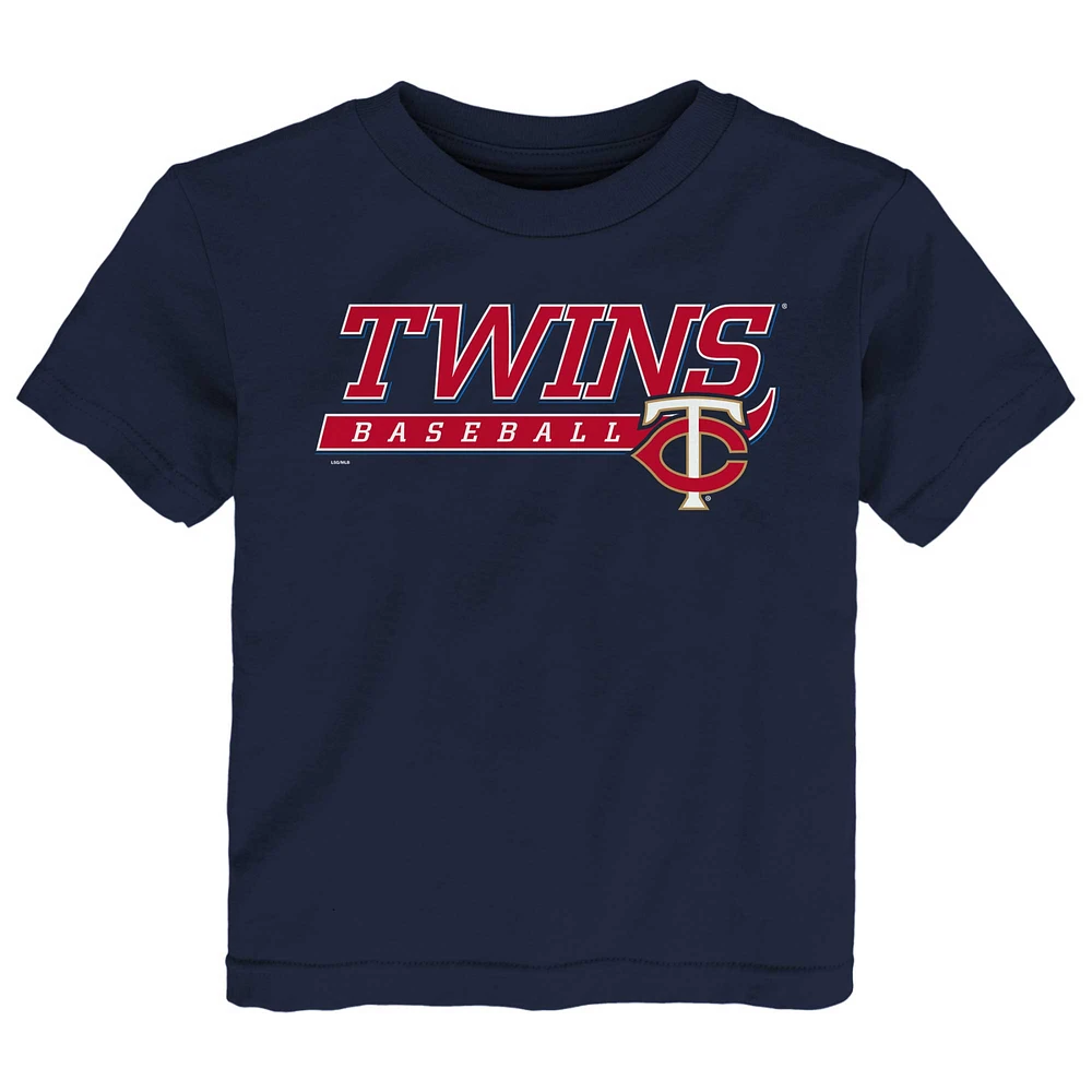 Toddler Navy Minnesota Twins Take The Lead T-Shirt