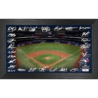 Highland Mint Toronto Blue Jays 12" x 20" Facsimile Signature Team Field - Framed Photo