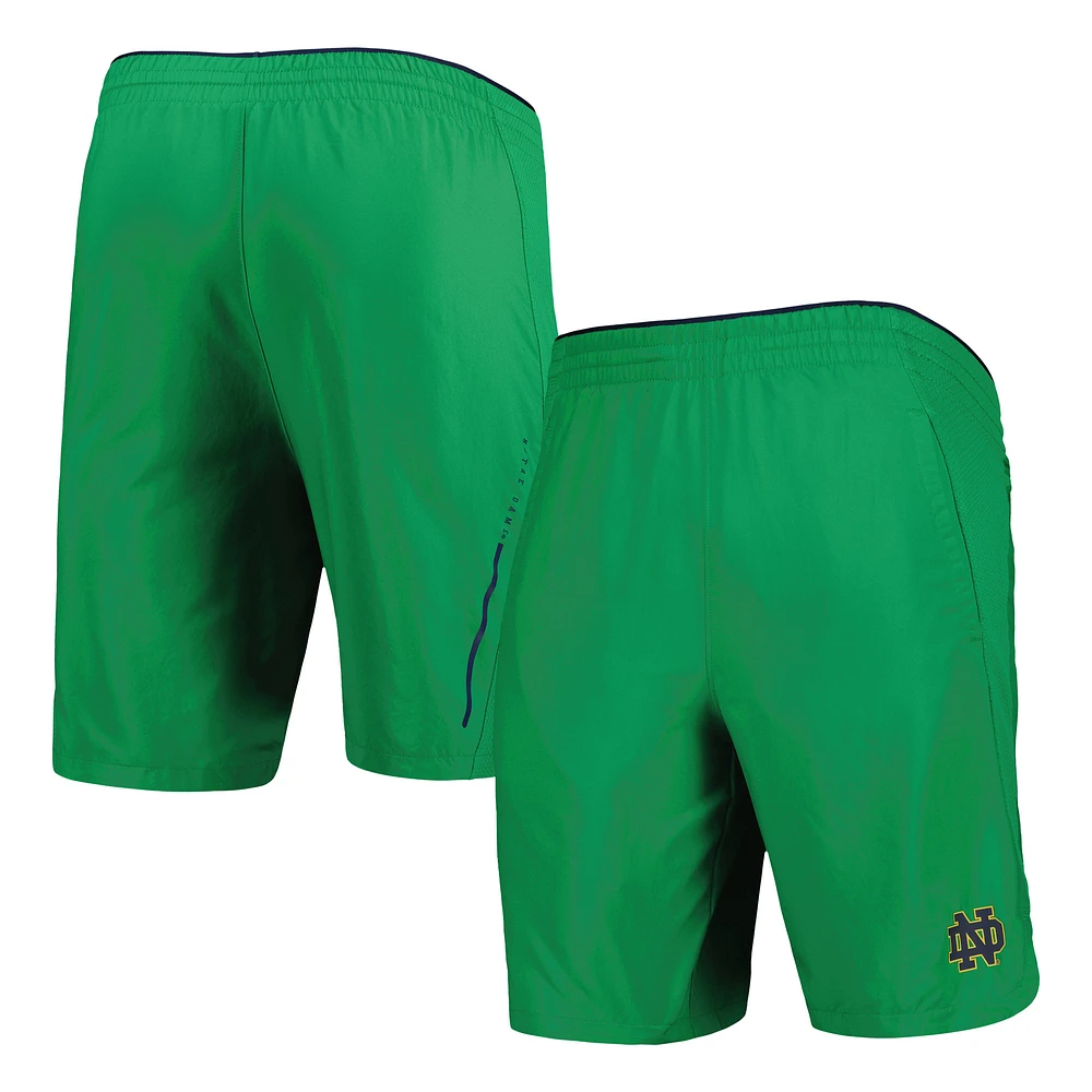 Men's Under Armour Green Notre Dame Fighting Irish Woven Shorts