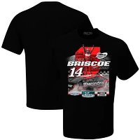 Men's Checkered Flag Black Chase Briscoe 2022 Ruoff Mortgage 500 Race Winner T-Shirt