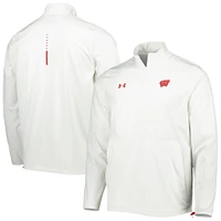 Men's Under Armour Wisconsin Badgers Motivate 2.0 Quarter-Zip Performance Jacket