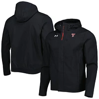 Men's Under Armour Black Texas Tech Red Raiders Swoven Performance Full-Zip Jacket