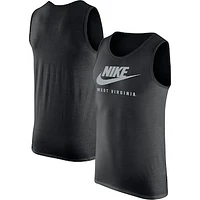 Men's Nike Black West Virginia Mountaineers Futura Performance Scoop Neck Tank Top