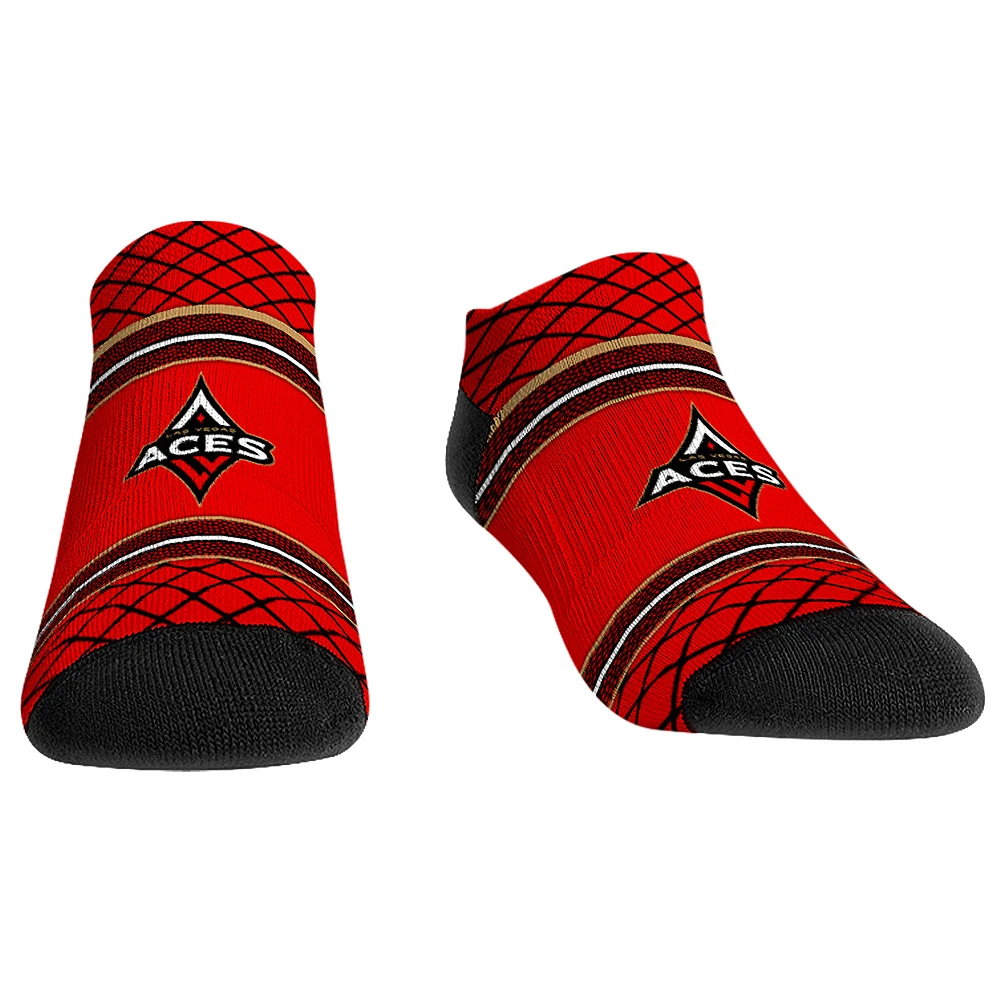 Rock Em Socks Las Vegas Aces Net Striped Ankle