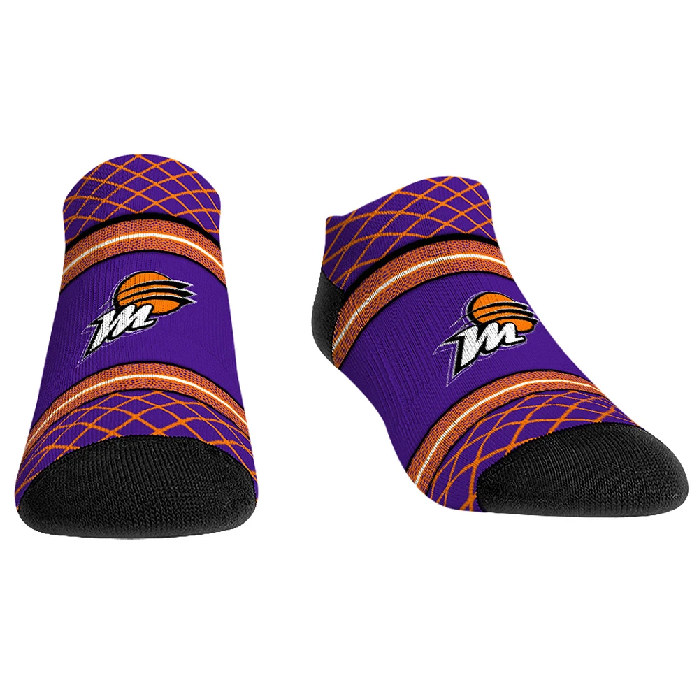 Rock Em Socks Phoenix Mercury Net Striped Ankle