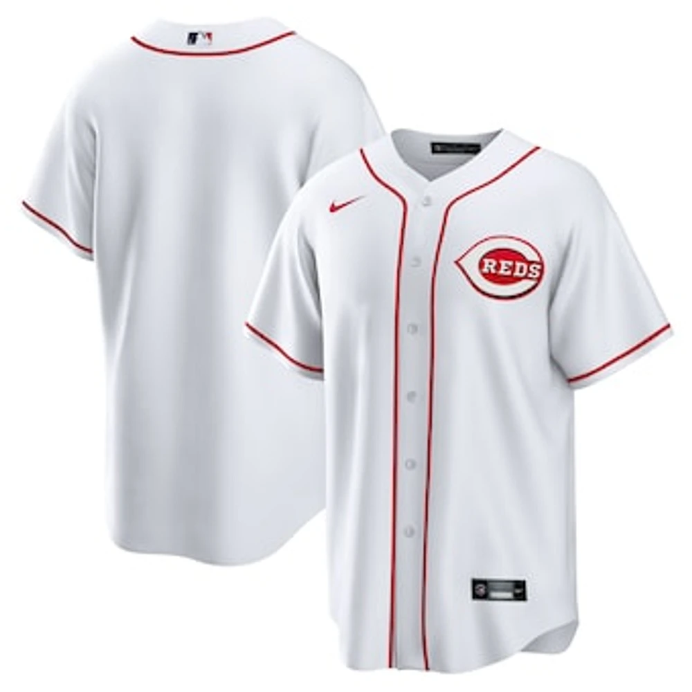 Men's Nike White Cincinnati Reds Home Blank Replica Jersey