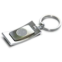 Silver St. Mary's University Rattlers Team Logo Curve Key Ring