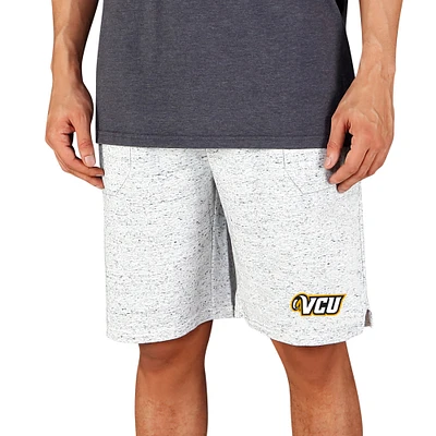 Men's Concepts Sport White/Charcoal VCU Rams Throttle Knit Jam Shorts