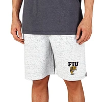 Men's Concepts Sport White/Charcoal FIU Panthers Throttle Knit Jam Shorts