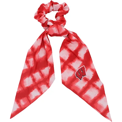 Women's ZooZatz Wisconsin Badgers Tie-Dye Scrunchie Scarf