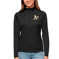 Women's Antigua Athletics Tribute Quarter-Zip Pullover Top