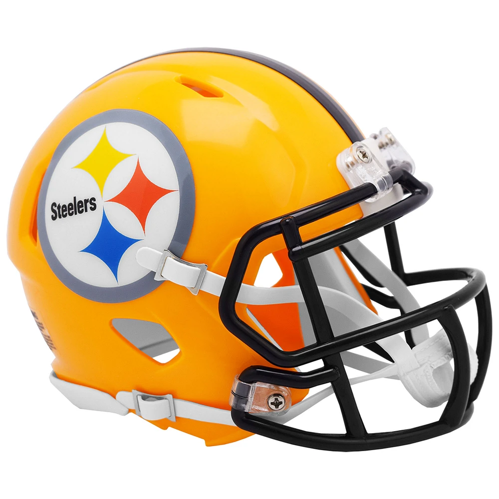 Riddell Pittsburgh Steelers Gold Throwback Speed Mini Helmet