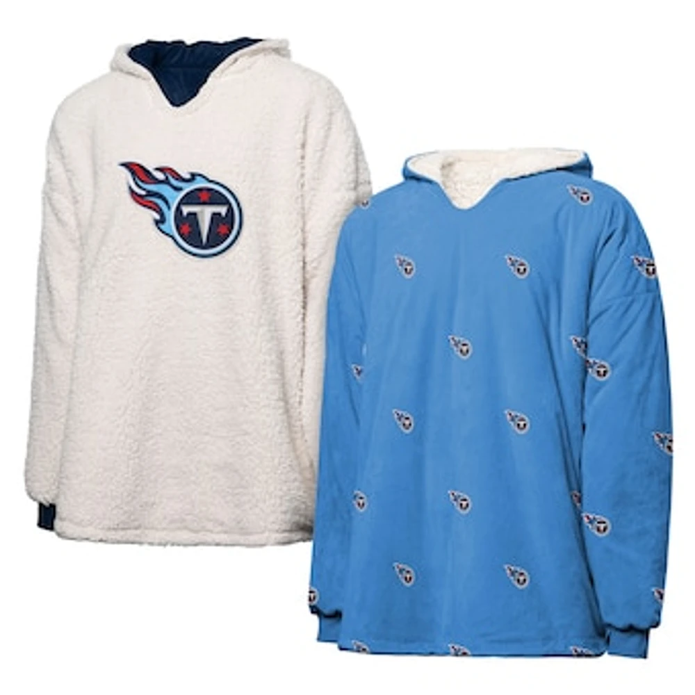 FOCO Tennessee Titans Repeat Print Reversible Hoodeez