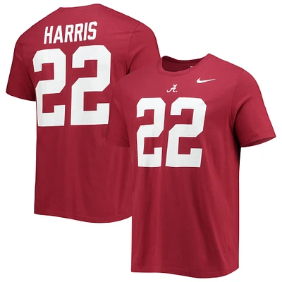 Men's Nike Najee Harris Crimson Alabama Tide Alumni Name & Number Team T-Shirt