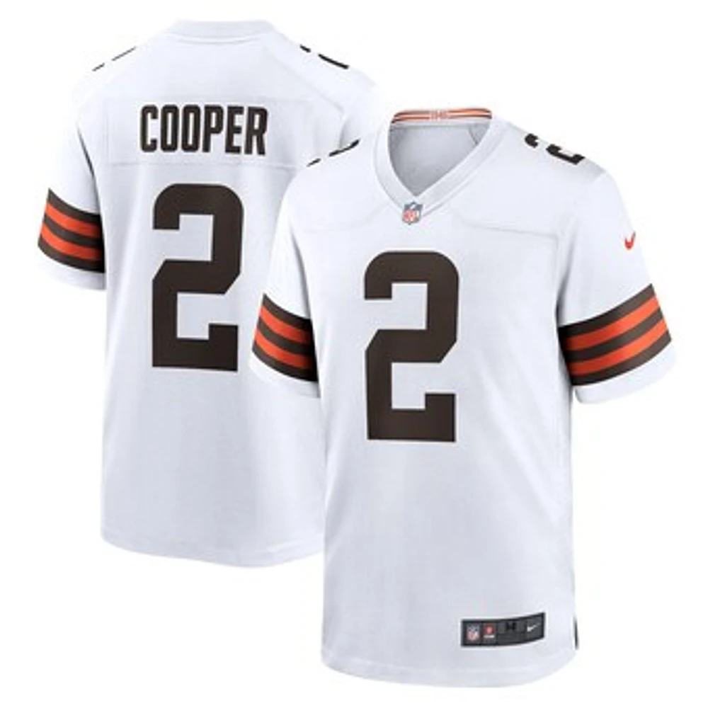 Men's Nike Amari Cooper White Cleveland Browns Game Jersey