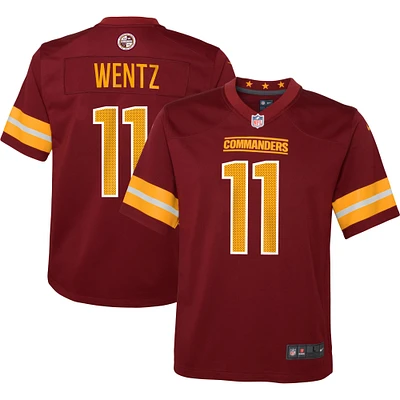 Youth Nike Carson Wentz Burgundy Washington Commanders Game Jersey