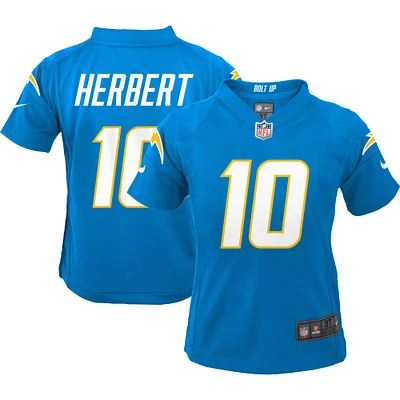 Preschool Nike Justin Herbert Powder Blue Los Angeles Chargers Game