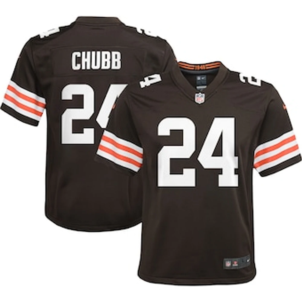 Youth Nike Nick Chubb Brown Cleveland Browns Game - Jersey