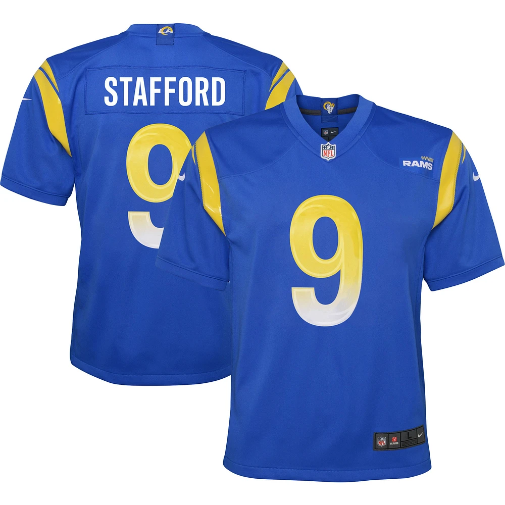 Youth Nike Matthew Stafford Royal Los Angeles Rams Game - Jersey