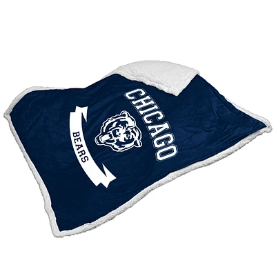 Chicago Bears Print Sherpa Blanket