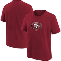 Preschool Nike Scarlet San Francisco 49ers Logo Football - T-Shirt