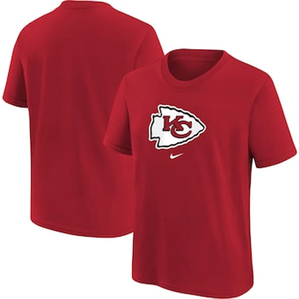 Preschool Nike Red Kansas City Chiefs Logo Football - T-Shirt