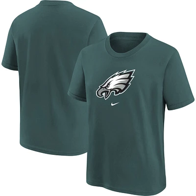 Youth Nike Midnight Green Philadelphia Eagles Logo Wordmark - T-Shirt