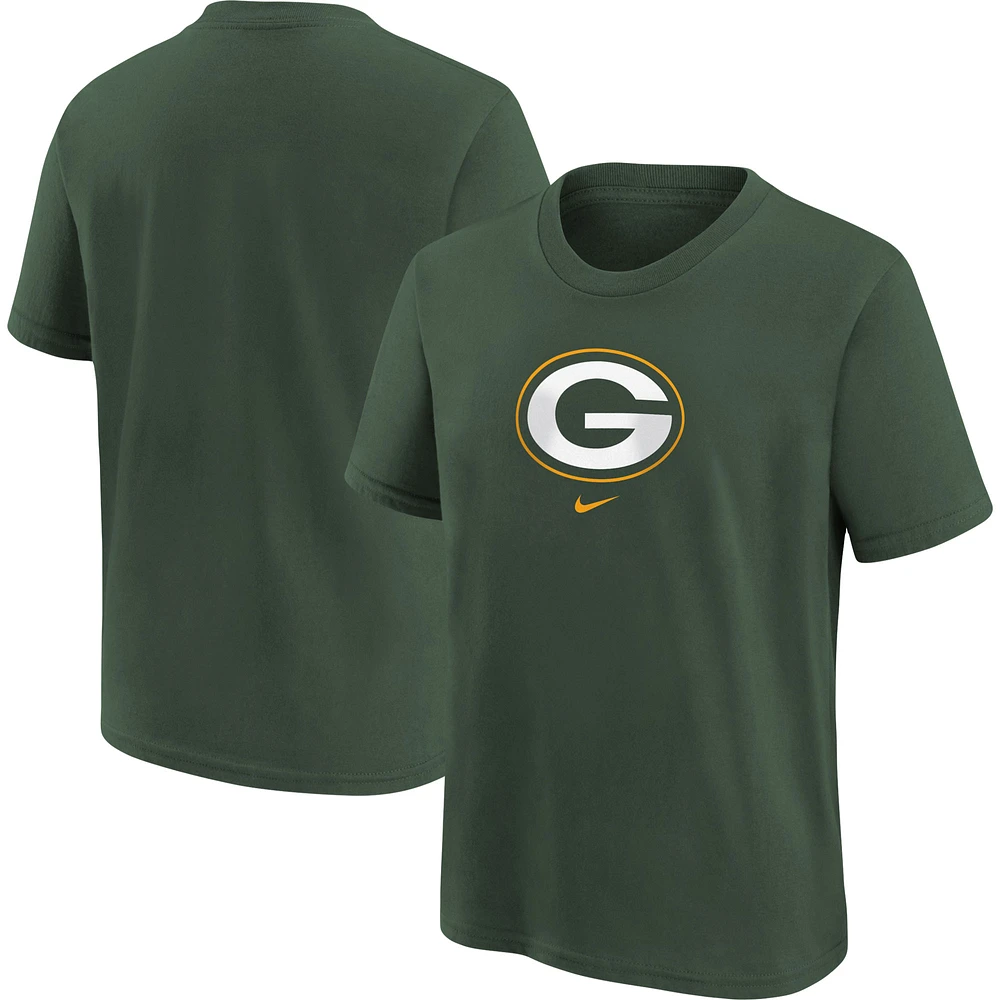 Youth Nike Green Bay Packers Logo Wordmark - T-Shirt