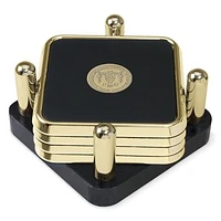 Washington College Shoremen Gold 4-Piece Square Coaster Set