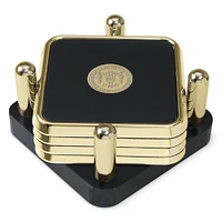 Washington College Shoremen Gold 4-Piece Square Coaster Set