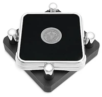 UAH Chargers Silver 2-Piece Square Coaster Set
