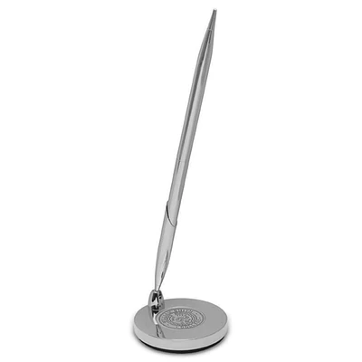 Hobart & William Smith Colleges Silver Desk Pen Set