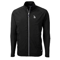 Men's Cutter & Buck Los Angeles Dodgers Big Tall Adapt Eco Knit Full-Zip Jacket