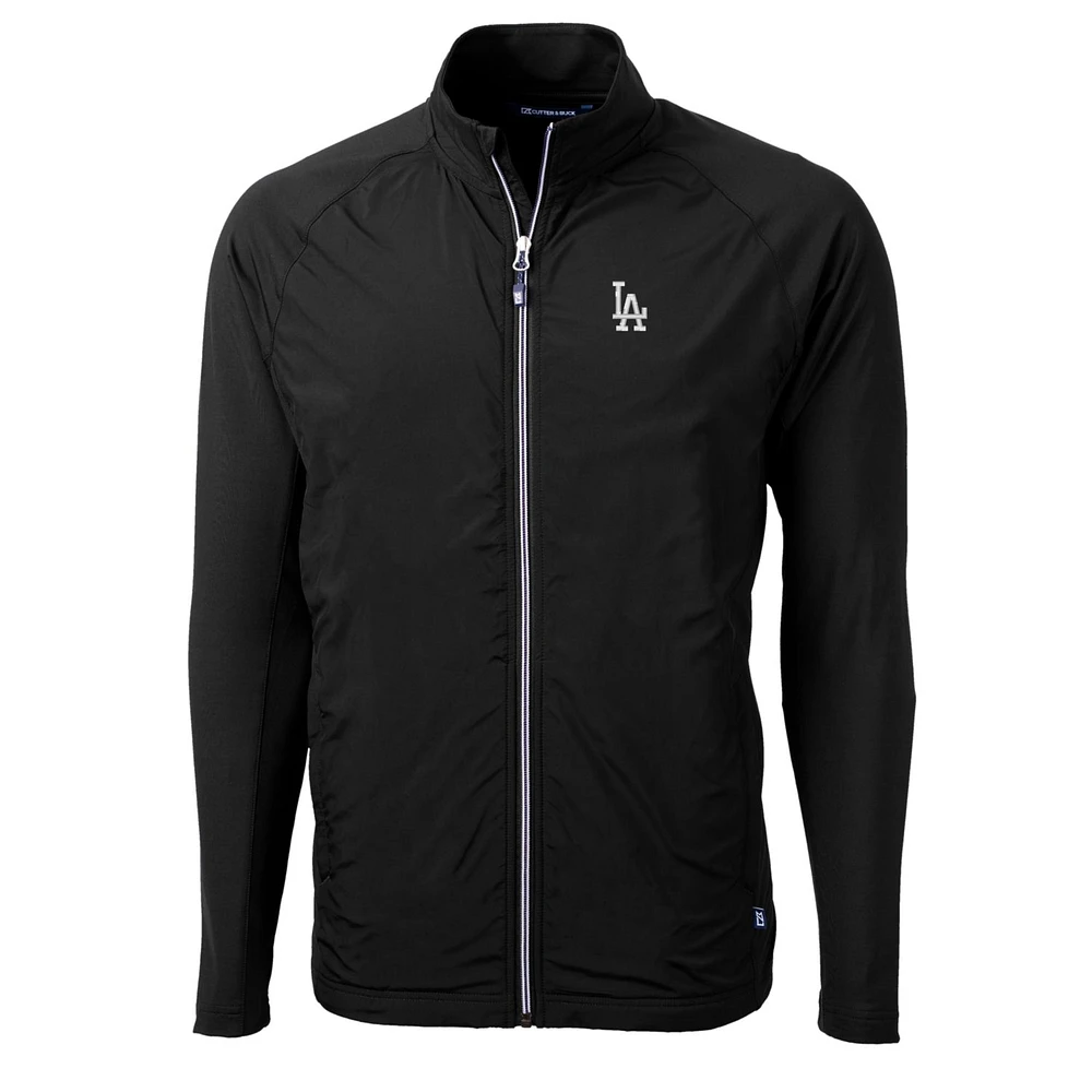 Men's Cutter & Buck Los Angeles Dodgers Big Tall Adapt Eco Knit Full-Zip Jacket