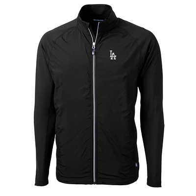 Men's Cutter & Buck Los Angeles Dodgers Big Tall Adapt Eco Knit Full-Zip Jacket