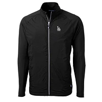 Men's Cutter & Buck Los Angeles Dodgers Big Tall Adapt Eco Knit Full-Zip Jacket