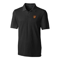 Men's Cutter & Buck Black Baltimore Orioles Big Tall Forge Stretch Polo