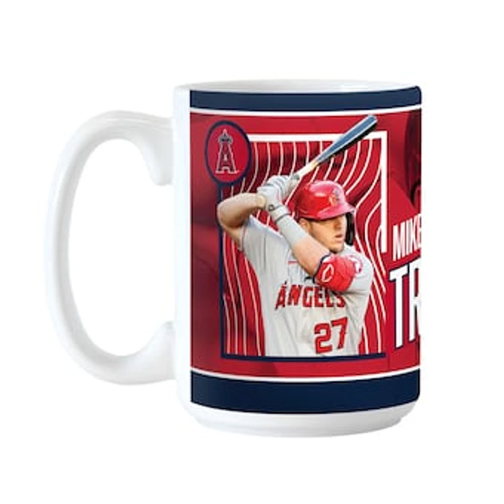 Mike Trout Los Angeles Angels 15oz. Player Mug