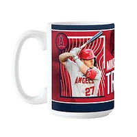 Mike Trout Los Angeles Angels 15oz. Player Mug