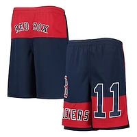 Youth Rafael Devers Navy Boston Red Sox Pandemonium Name & Number Shorts