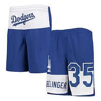 Youth Cody Bellinger Royal Los Angeles Dodgers Pandemonium Name & Number Shorts