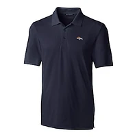 Men's Cutter & Buck Navy Denver Broncos Big & Tall Forge Stretch Polo