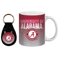 Alabama Crimson Tide 11oz. Ceramic Coffee Cup & Leather Keychain Gift Set