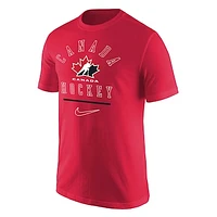 Men's Nike Red Hockey Canada Team Core - T-Shirt