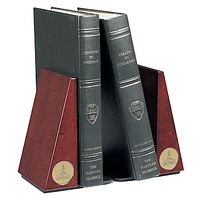 Gold Morgan State Bears Rosewood Bookends