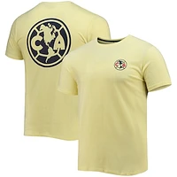 Men's Yellow Club America Retro Heavy T-Shirt