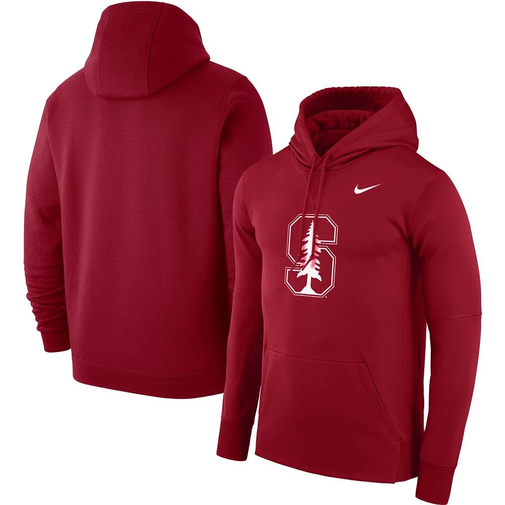 Men's Nike Cardinal Stanford Cardinal Logo Club Pullover Hoodie