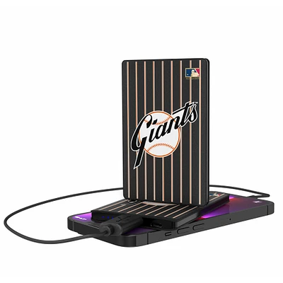 San Francisco Giants 2500 mAh Pinstripe Cooperstown Design Credit Card Powerbank