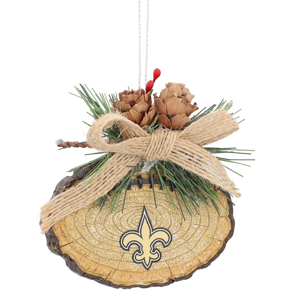 FOCO New Orleans Saints Ball Stump Ornament